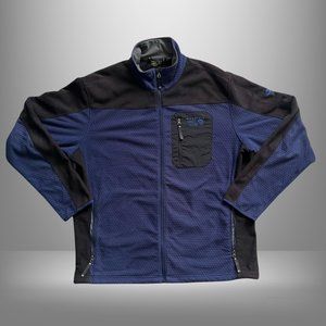 Mountain Hardwear Blue and Black Performance Jacket